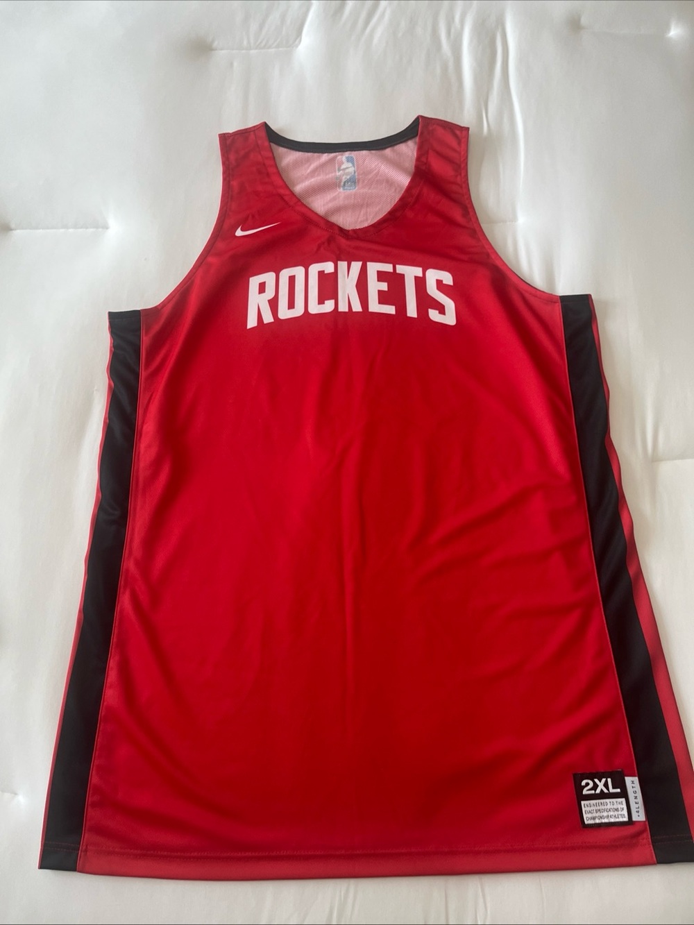 HOUSTON ROCKETS NIKE Authentic Training Jersey  Sz L, XL 2XL  Pre Owned